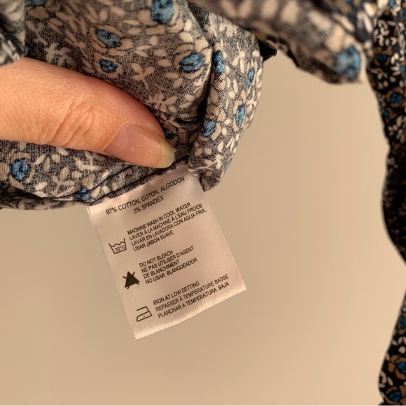 🔵 2 for 15$ 🔵 Boys’ button down shirt (floral pattern) - Picture 3 of 4